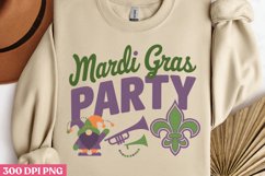 Mardi Gras Party PNG, Mardi Gras Sublimation PNG Product Image 3