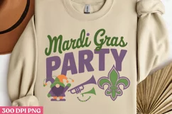 Mardi Gras Party PNG, Mardi Gras Sublimation PNG Product Image 3