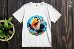 Cute Toucan Bird Clipart Sublimation PNG Product Image 2