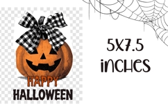 Happy Halloween Kitchen Towel, Pumpkin Towel Template Product Image 2