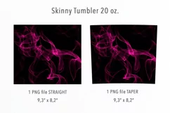 Pink Smoke 20 Oz Skinny Tumbler Product Image 2
