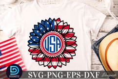 American Sunflower SVG, Sunflower SVG Product Image 2