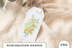 Watercolor Flowers Bouquet png Product Image 2
