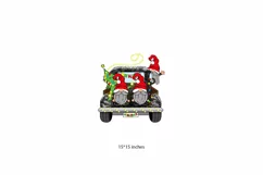 Christmas truck with gnome military,Christmas gnome soldiers Product Image 2