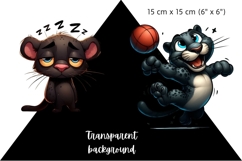 Panther Funny Moments Clipart Product Image 2