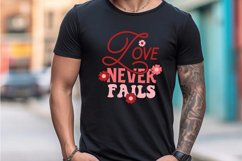 Love never fails SVG Product Image 2