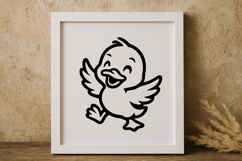 Cute Funny Duck SVG Product Image 1