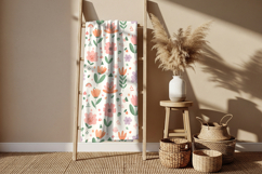 Fleece blanket mockup hanging on ladder Product Image 3