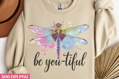 Be you tiful PNG, Dragonfly Sublimation PNG Product Image 3