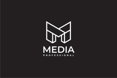 Media Letter M Logo Design Vector Template Product Image 2