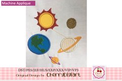 Planet Numbers machine applique embroidery bundle 1832 Product Image 6