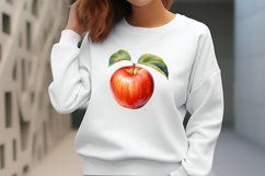 Watercolor Apple Clipart Product Image 2