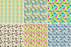 Vibrant Summer Seamless Digital Paper,Floral Fruit Pattern S Product Image 2