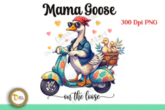 Funny Sarcastic Goose T-Shirt-mama Goose Product Image 1