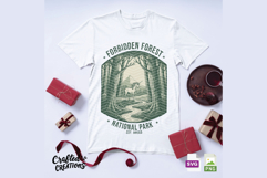 Forbidden Forest National Park SVG, HP Inspired Shirt Design Product Image 2