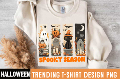 Spooky Season Sublimation,Spooky Season t-Shirt design Product Image 2