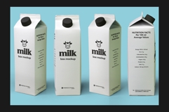 Milk Box Mockup Product Image 6