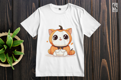 Pumpkin Cat Clipart Sublimation PNG Product Image 2