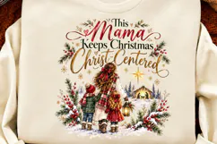 4 Christian Mom Christmas PNG Designs, 4 Faith Based Christm Product Image 2