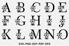 Monogram Alphabet Letters SVG, Monogram Font SVG Cut Files Product Image 2