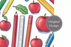 Art School Tumbler Design, Back to School Sublimation PNG Product Image 2
