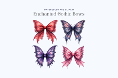 Enchanted Gothic Bows Clipart Product Image 2