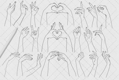 Procreate Hands Stamps Brushes Product Image 2