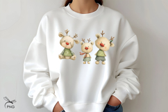 Funny Christmas bears cliparts - 10 Variations Product Image 2