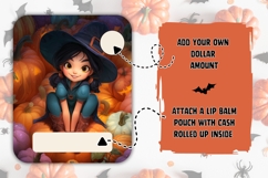 Cartoon Halloween Witch Gift Card, Printable Halloween Product Image 2