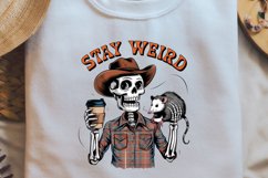 Retro Sarcastic Skeleton Sublimation Design Product Image 2