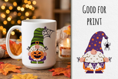 Halloween gnomes vector collection, SVG clip art Product Image 2
