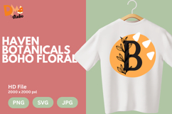 Haven Botanicals Boho Floral Monogram Product Image 1