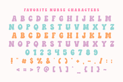 Favorite Nurse - Retro Playful Groovy Font Product Image 2