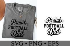Proud Football Dad Svg | Game Day Svg | Shirt Svg Product Image 3