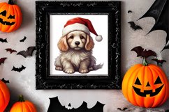 Cute Christmas Dog Sublimation Clipart, Cute Christmas Dog Product Image 2