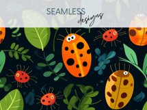 Ladybug Seamless Patterns Product Image 3