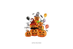 pumpkin for halloween, Autumn sublimation design Product Image 2