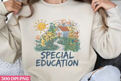 SPECIAL EDUCATION PNG, Teacher Sublimation Bundle PNG Product Image 1
