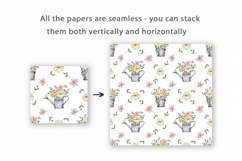 Floral Seamless Pattern, Digital Paper Product Image 2