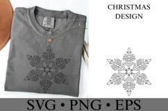Christmas Snowflakes Svg | Christmas svg | Shirt Svg Product Image 1