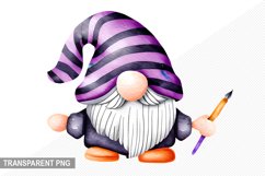 Halloween Gnome - Halloween Gnome Sublimation Design Product Image 1