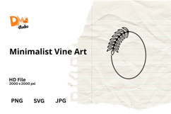 Minimalist Vine Art Product Image 1