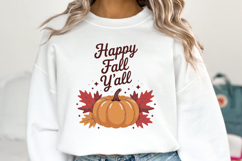 Happy Fall Y&#039;all Svg | Thanksgiving Svg | Shirt Svg Product Image 1
