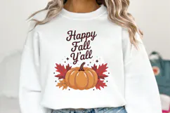 Happy Fall Y'all Svg | Thanksgiving Svg | Shirt Svg Product Image 1