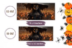 3D Spooky Witch Mug Wrap Design, 3D Halloween Sublimation Product Image 2