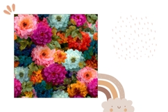 Vintage Flowers Pillow Designs, Cute Flowers Pillowcase Product Image 2