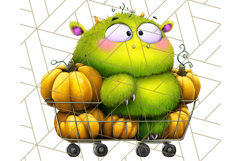 Quirky Monster Clipart PNG, Funny Spooky Creatures Product Image 2