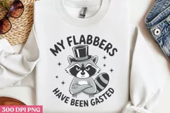 My flabbers PNG, Funny Animal Sublimation PNG Product Image 2
