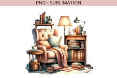 Book nook png design for T-shirts Product Image 2