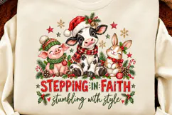 4 Christian Christmas Shirt Designs, 4 Nativity Faith Quote Product Image 2